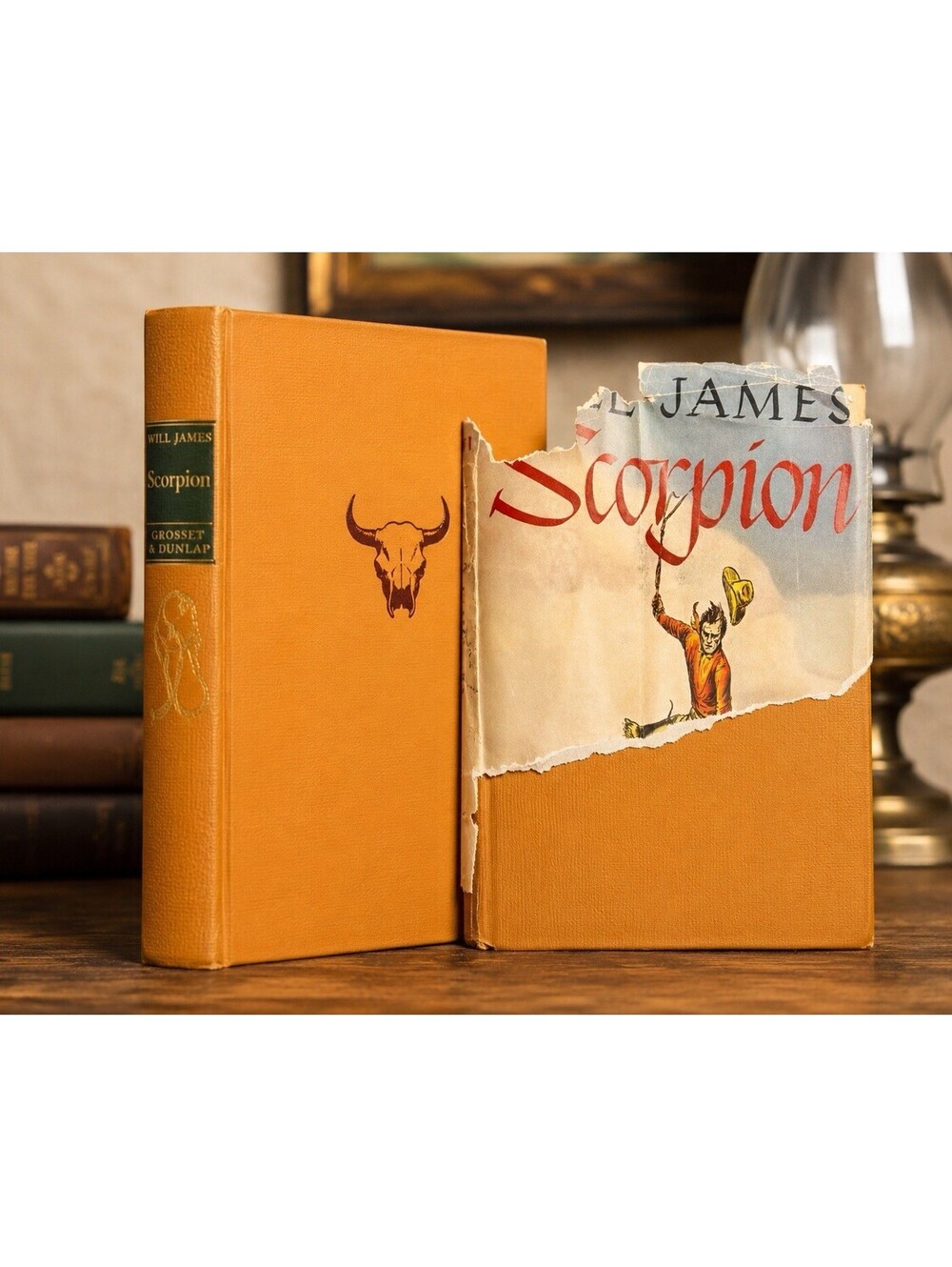 Vintage 1936 Will James Scorpion A Good Bad Horse Grosset & Dunlap Illustrated